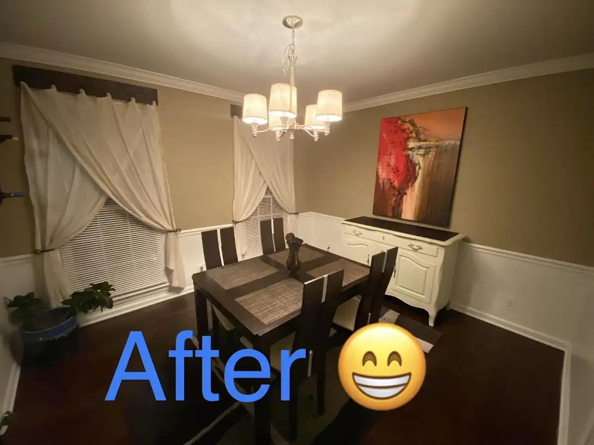 Professional dining room restoration after water damage in Shiprock